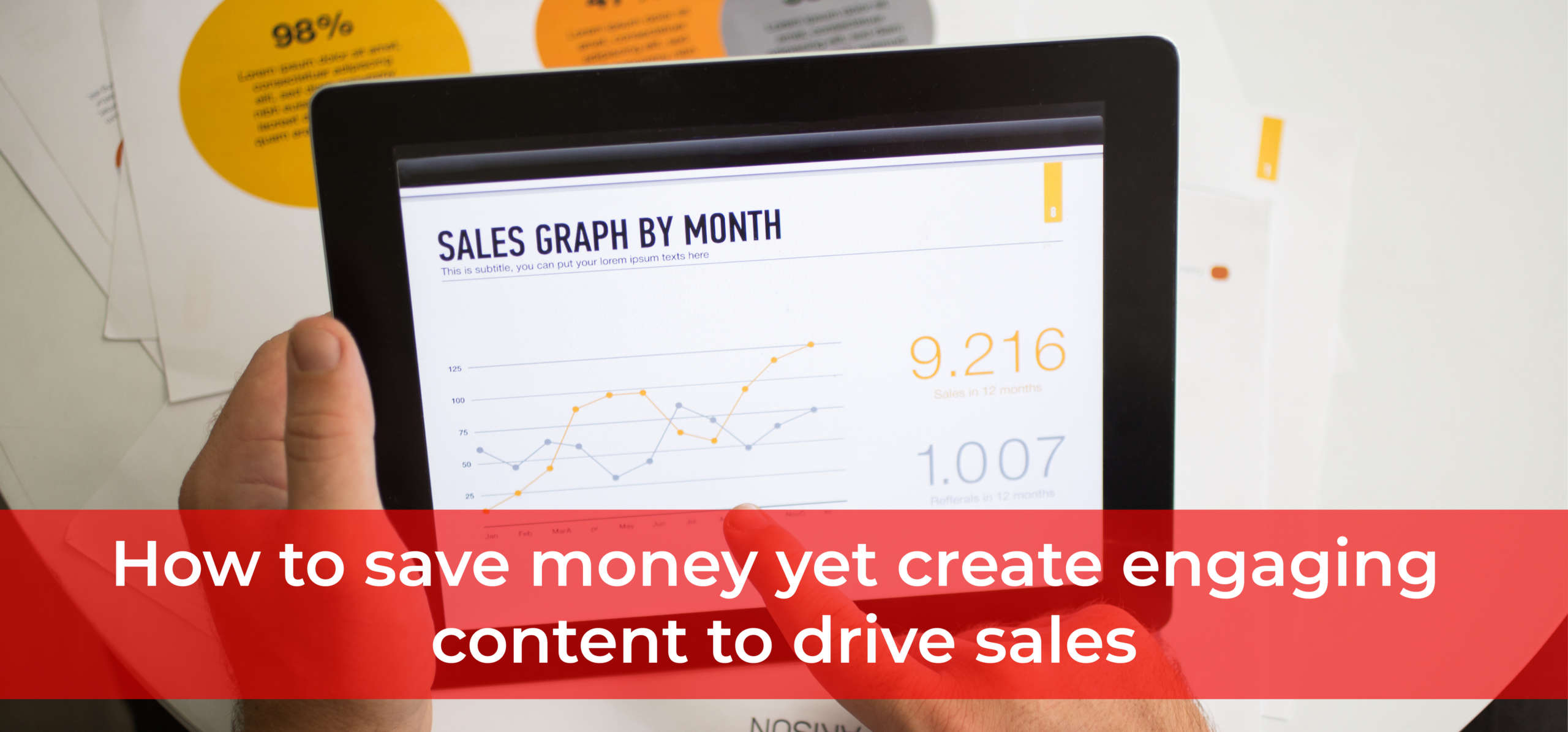 How to save money yet create engaging content to drive sales